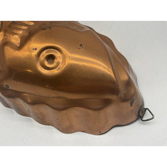 Copper Vintage 1970s Daewoo Copper Fish Kitchen Mold Made in Korea Home Decor - Picture 9 of 12